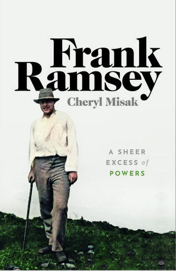 Frank Ramsey cover - Credit: Oxford University Press The cover of Frank Ramsey