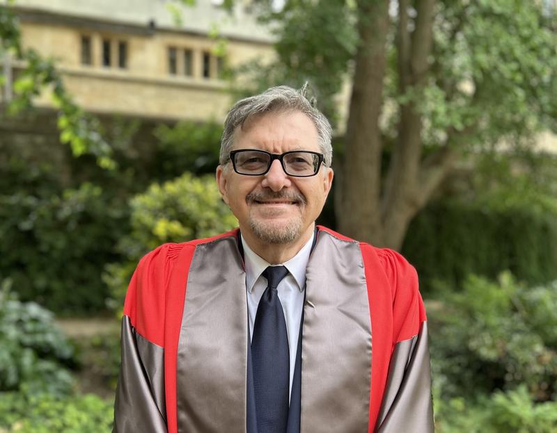 A portrait of Professor Serhii Plokhy from Encaenia held on 25/06/25 Oxford