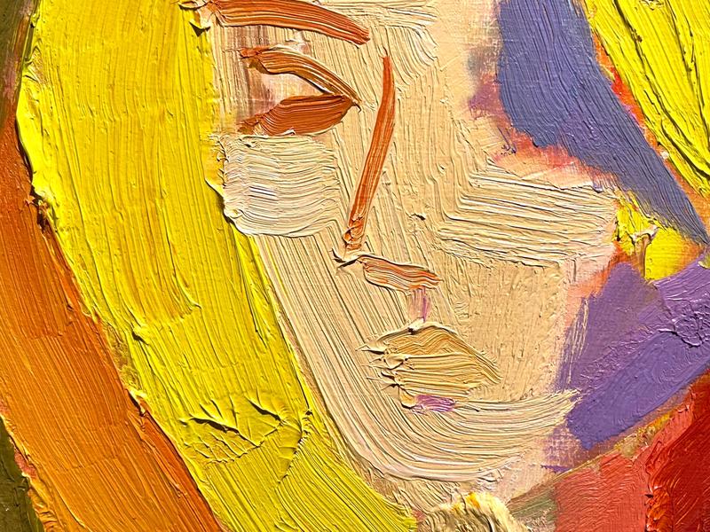 Detail from the painting TESS by Julian Bailey Detail from the painting TESS by Julian Bailey