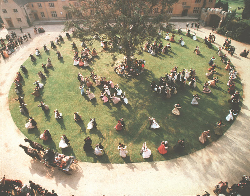 Dance scene shot in Oxford, from the movie Heaven's Gate Dance scene shot in Oxford, from the movie Heaven's Gate