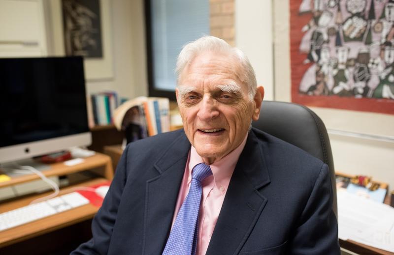 John Goodenough John Goodenough sat in his office