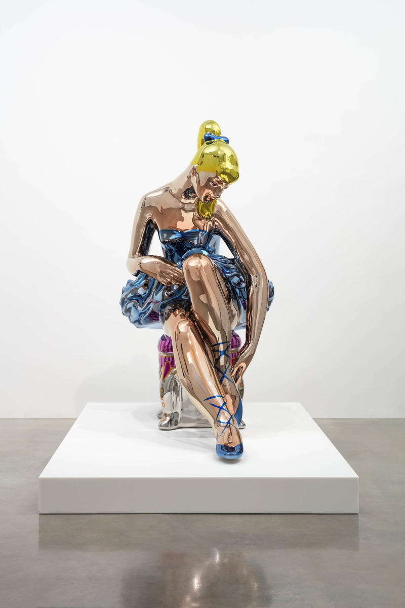 Seated Ballerina c Jeff Koons Credit: Ashmolean, for publicity purposes only Seated Ballerina by Jeff Koons