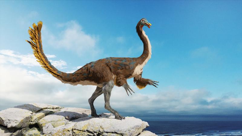 Shutterstock Gallimimus, feathered theropod dinosaur that lived during the Late Cretaceous period (3d science render)