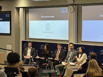 VIEW of PANEL at the even held on Jan 21 2025, 'The US in the World'