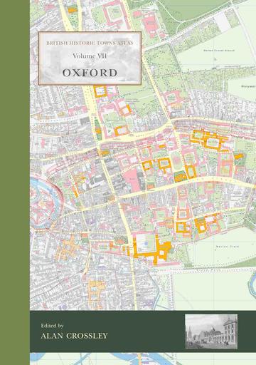 Front cover of Vol VII of the Historical Atlas of Oxfordr