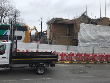 Demolished YHA building by the Oxford Railway Station Demolished YHA building by the Oxford Railway Station