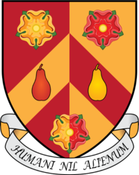 Wolfson College coat of arms Wolfson College coat of arms